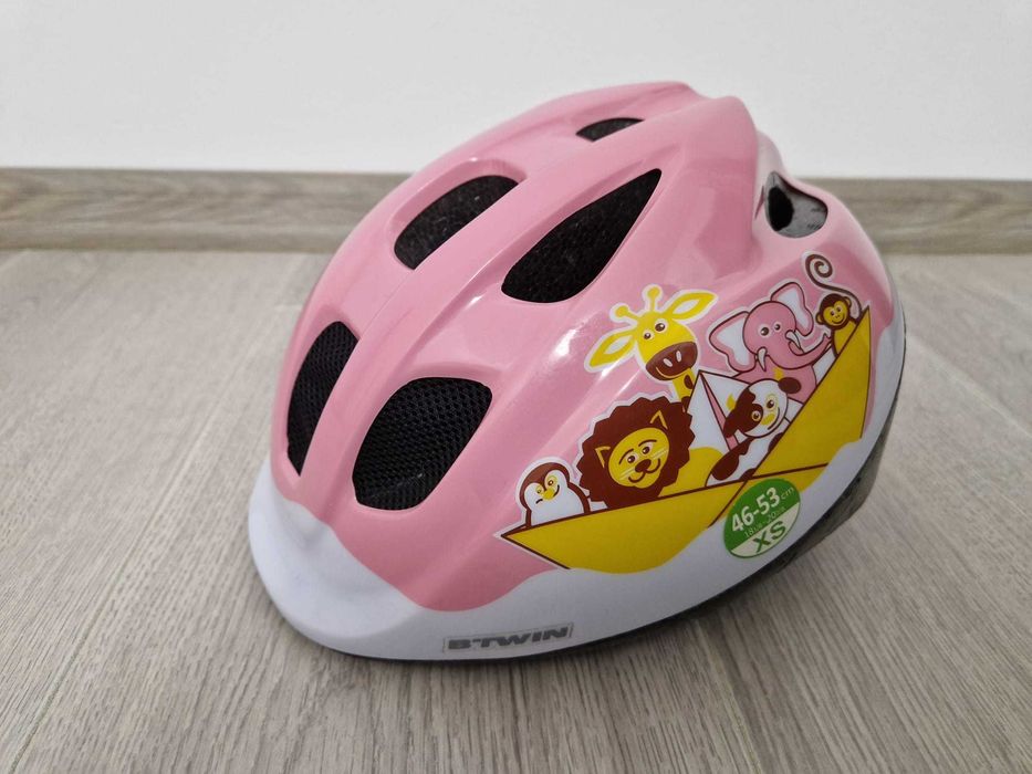 Cască copii B’TWIN XS (46-53 cm) – stare foarte bună, Decathlon