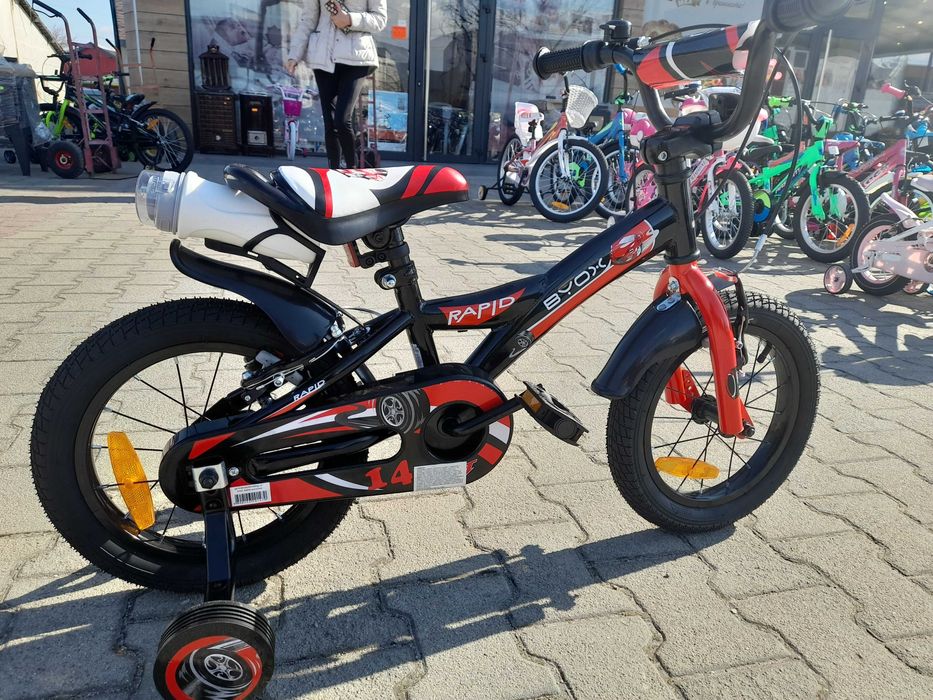 BYOX Велосипед 14" RAPID черен