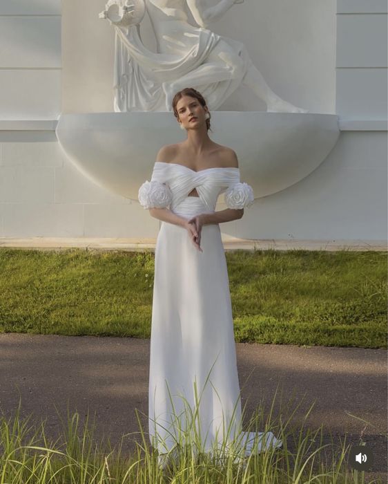 Свадебное платье в стиле европейский минимализм