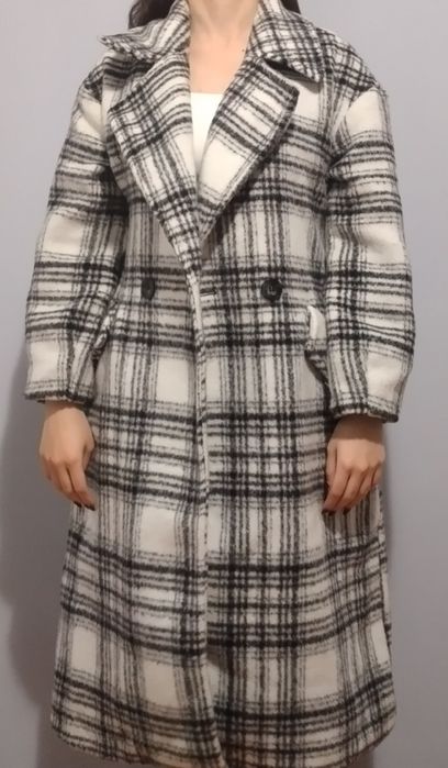 Дамско зимно палто CROPP OUTWEAR, като НОВО! ~ БЯЛО!