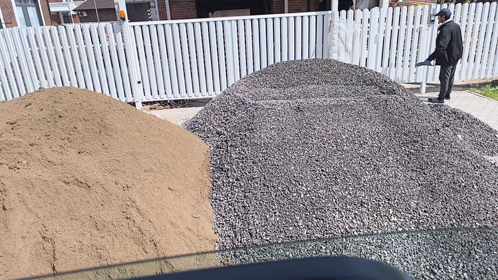 Щебень песок отсев