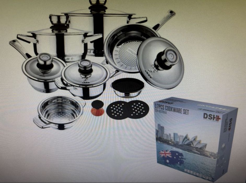 Set 15 piese oale inox DSH Australia – NOI – Inducție