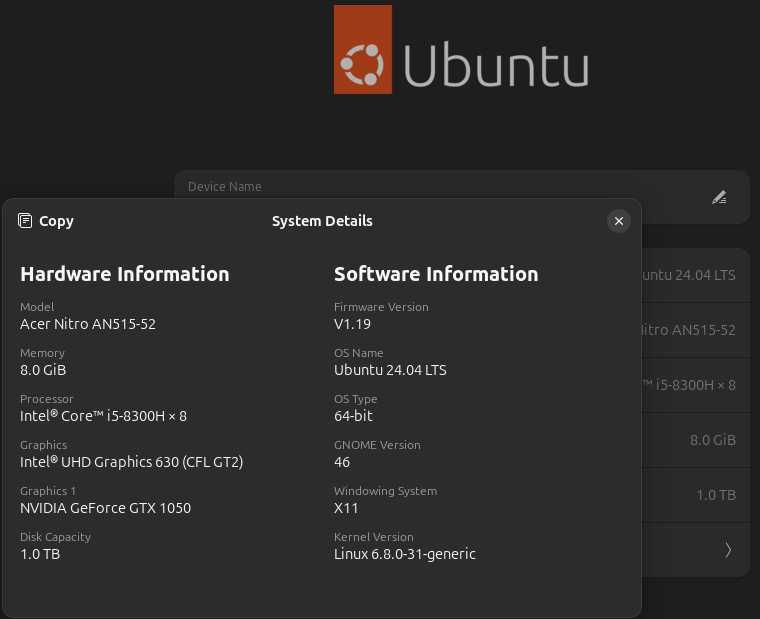 Laptop Acer Nitro 5 (AN515-52-512J) - in cutie cu bon de la Altex
