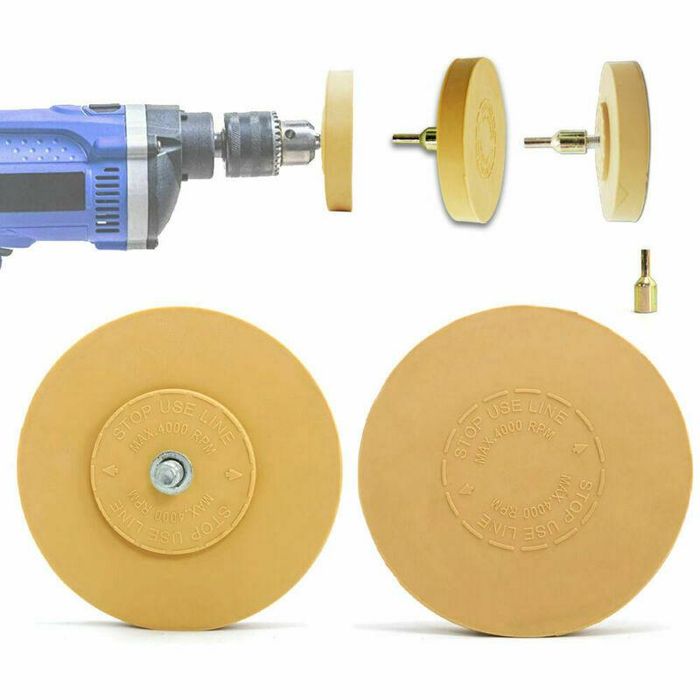 гумен диск carmotion за премахване на стикери и агресивно лепило ...