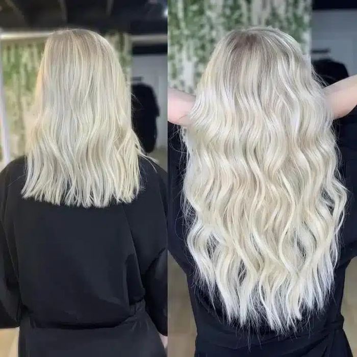 Extensii de par natural cheratina microring