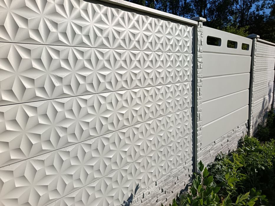 Plăci de gard modern