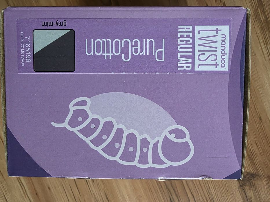 Manduca Twist Grey Mint хибридна ергономична раница за бебе