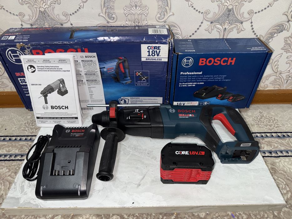 Перфоратор Bosch GBH18V-26DN Professional–Аккумуляторный, SDS-plus 8Ah