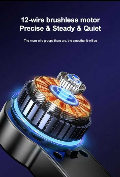 Стабилизатор-селфи палка Q31 с подсветкой и Bluetooth-пультом