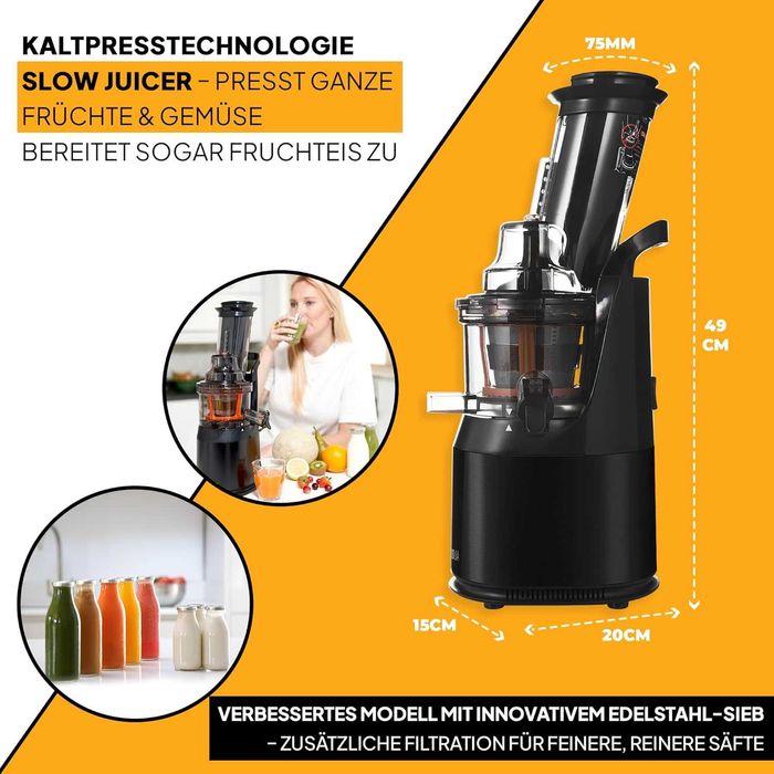 Бавнооборотна сокоизстисквачка Fridja F1900 (240W)