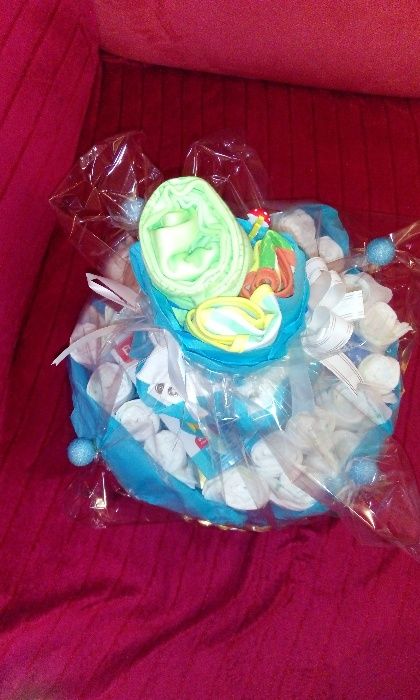 Торта от памперси за бебе