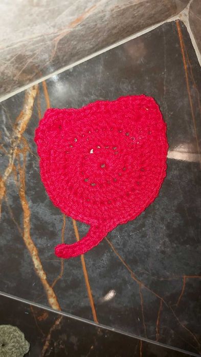 Ръчно плетени подложки за чаши