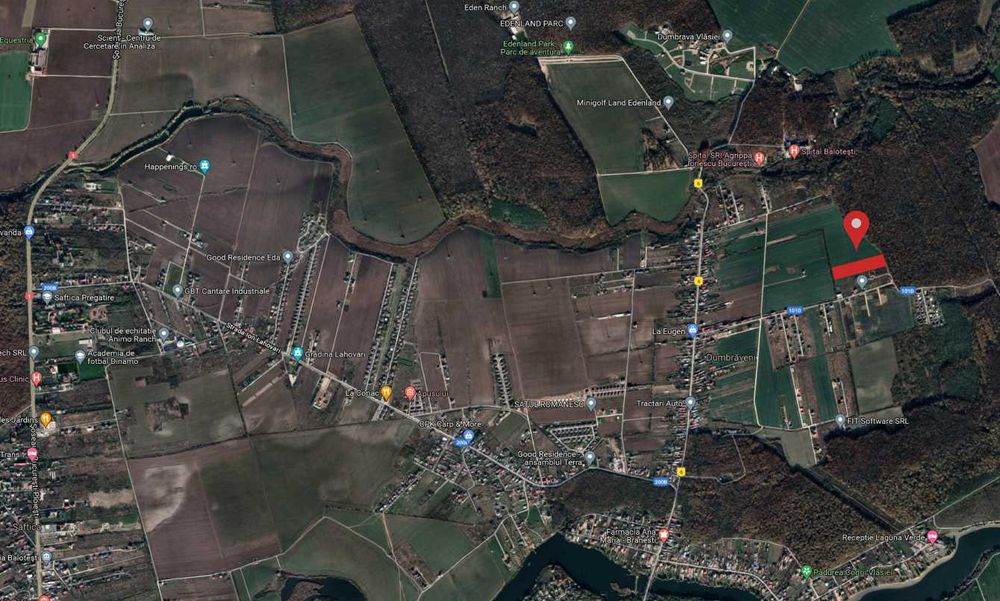 Ultimile 3 loturi teren Balotești-Ansamblu rezidențial