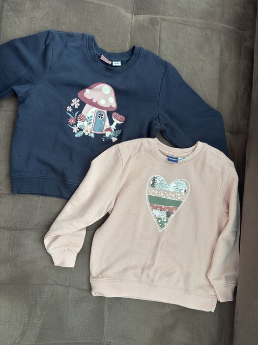 Ватирани топли блузки 110/116