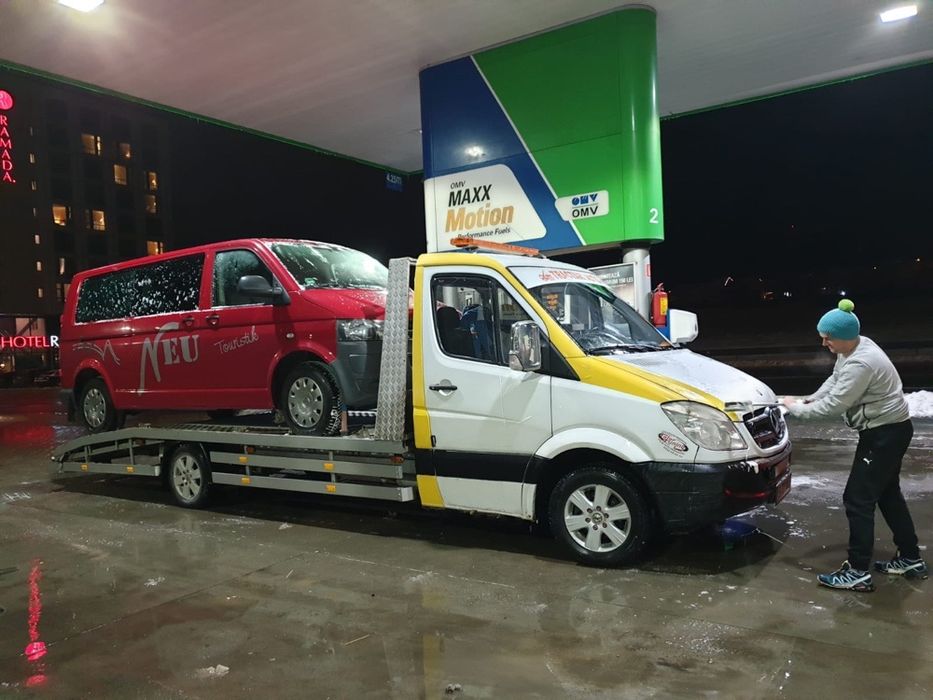 Tractari auto/platforma Sinaia Busteni Azuga NON STOP