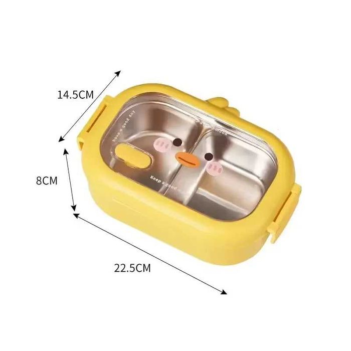 Caserolă Bento din Inox pentru Copii – Etanșă pentru Școală