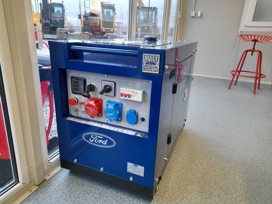 Generator Ford - 7,9 KVA , Silentios , cu AVR (Nou) + Video