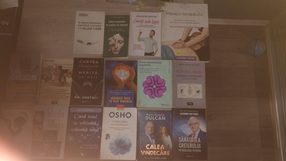 Vând cărți psihoterapie ,psihologie , spiritualitate, dezvoltare personala