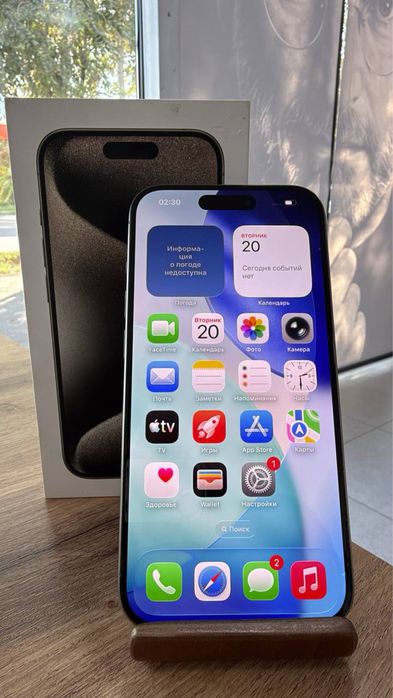 iPhone 15 Pro•256GB/76%Titanium Айфон 15 Про•256ГБ/76%Титан
