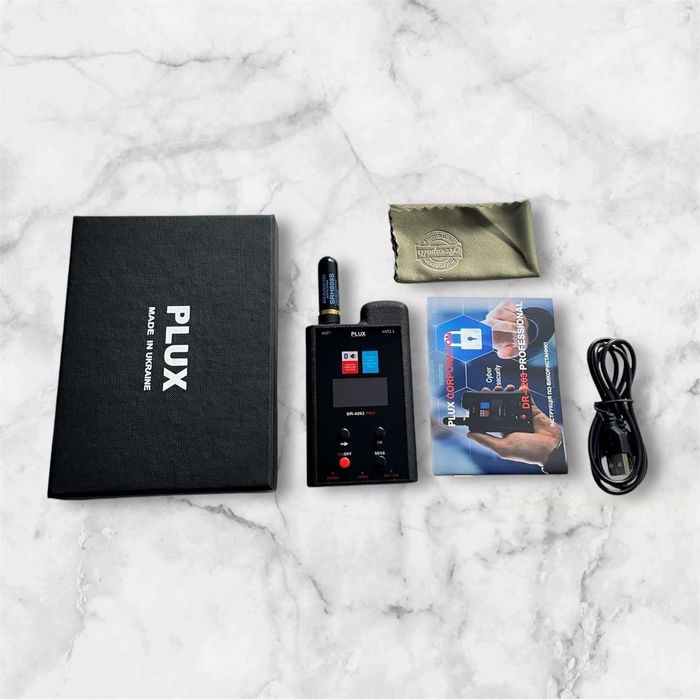 PLUX DR-4203 — профессионал сигнал детектор (Wi-Fi, GSM, GPS аниқлайди