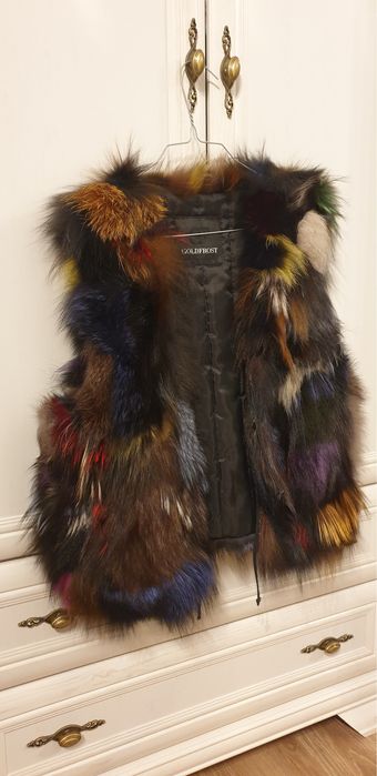 Vesta blana naturala vulpe