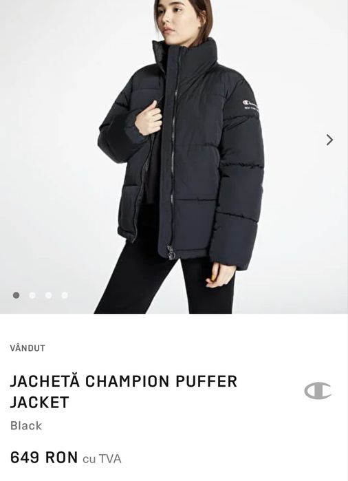 Jachetă champion puffer ca și nouă