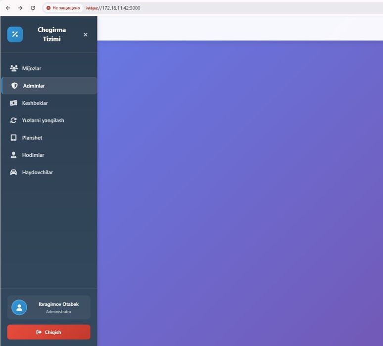 FaceID tizimini joriy qilish