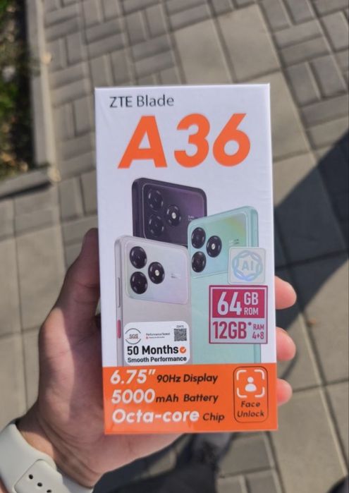 ZTE Blade A36 64GB Black