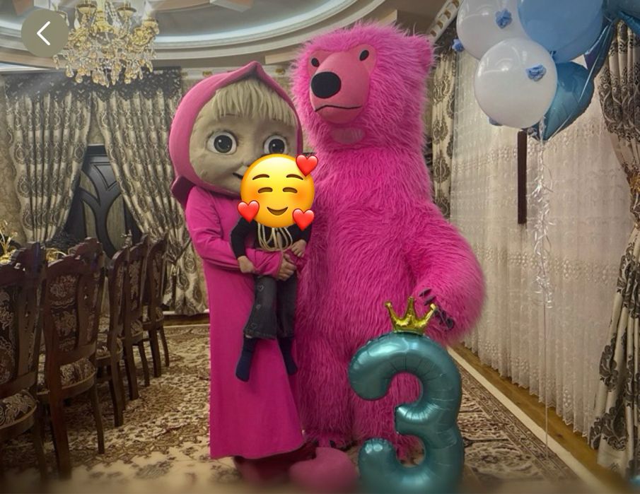 Айиклар ва мультфильм кахрамонлари !!!