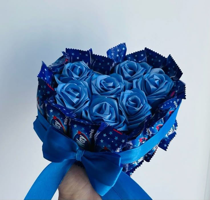 Букеты из атласных лент