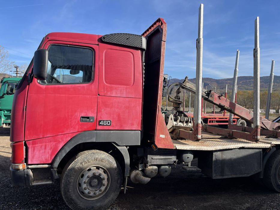 Volvo FH12 cu macara forestieră