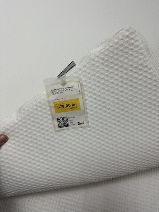 Vand topper, este nou