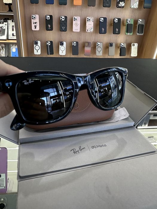 Ray Ban Meta Shiny Black