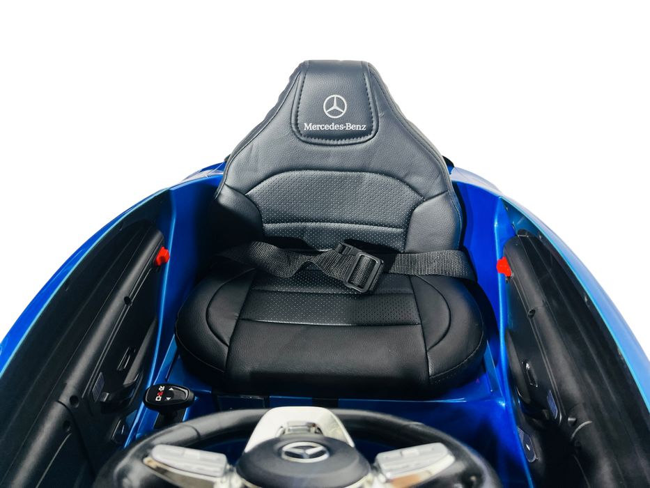 Mercedes cla 45 s amg 12v – детска акумулаторна кола, синя, eva гуми,