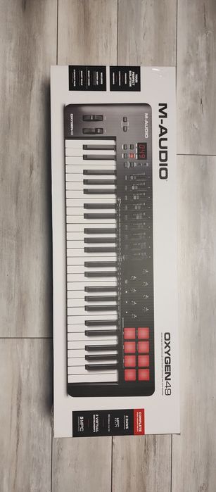 claviatura controler MIDI M-Audio Oxygen 49.