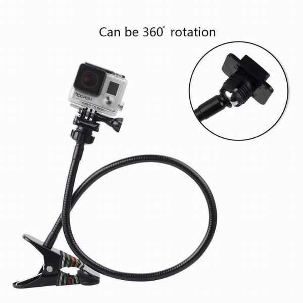Гъвкав статив с щипка 70см за екшън камери GoPro и телефони