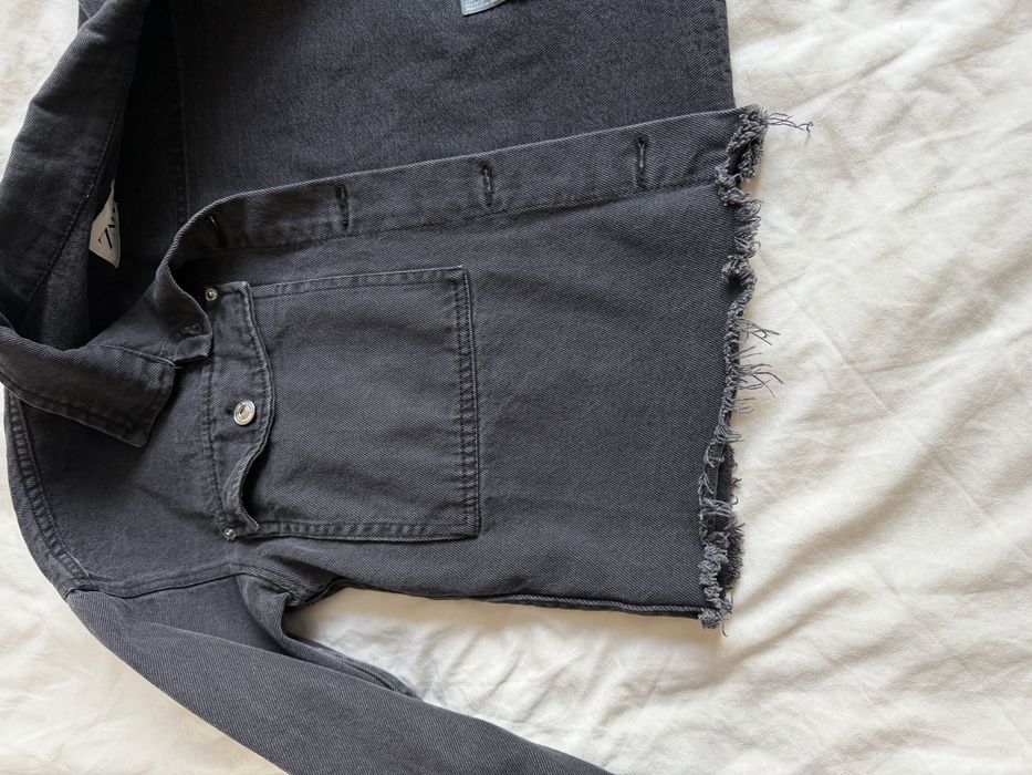 Джинсовка рубашка Zara женская