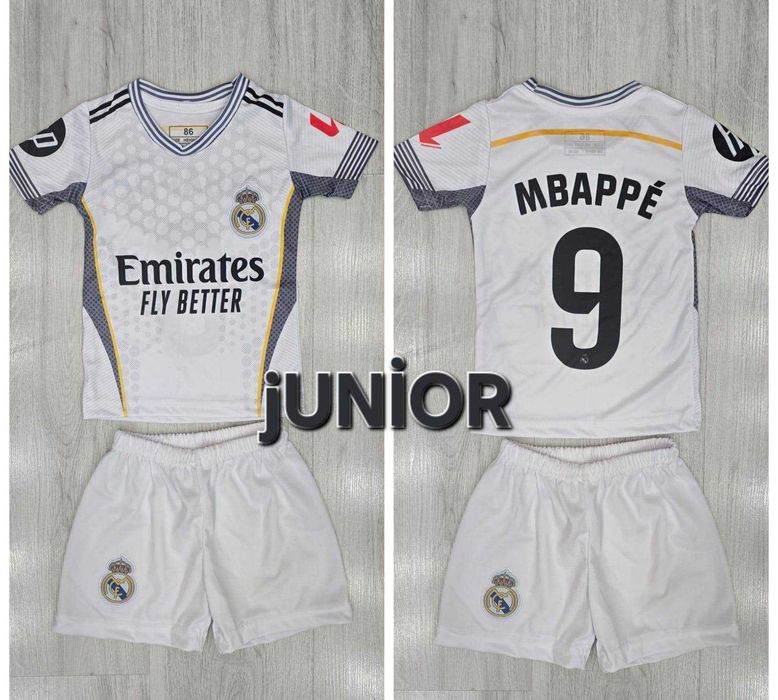 Бебешки Детски Екипи Роналдо Ямал Мбапе от 1 до 16г, Комплект Бебе