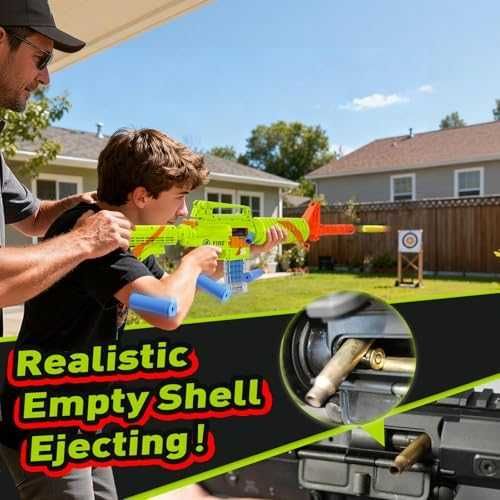 Нова Електрическа M16 пушка с троен гранатомет и гилзи launcher комплект деца игра