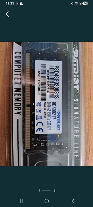 ОЗУ для ноутбука