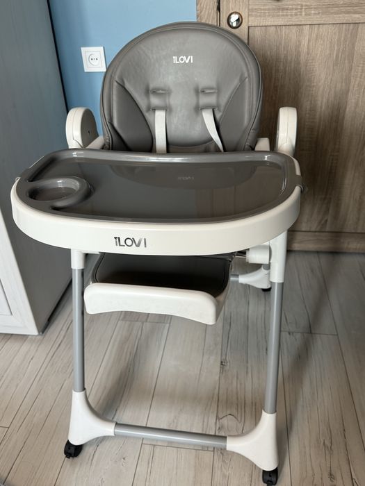 Стульчик для кормления Ilovi Light Grey