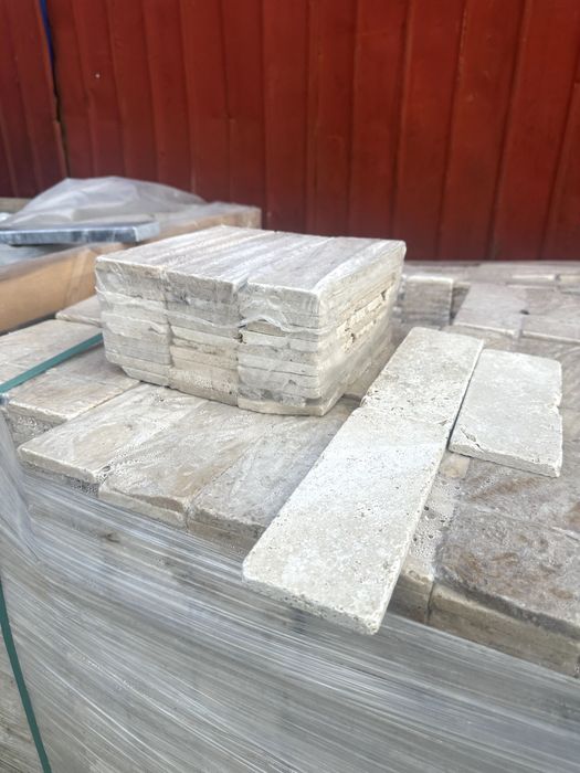 Travertin Antichizat Bizantin 7.5 x 20.5 x 1 cm