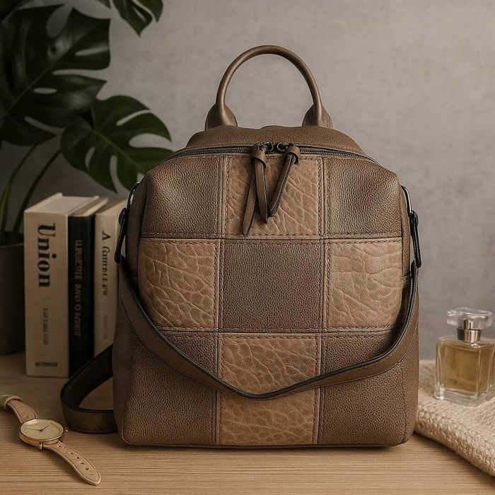 Многофункционална дамска раница-чанта