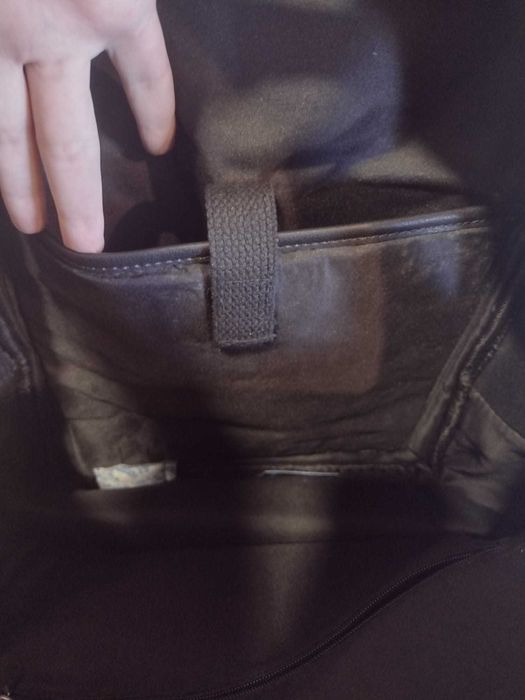 Нова Луксозна кожена раница