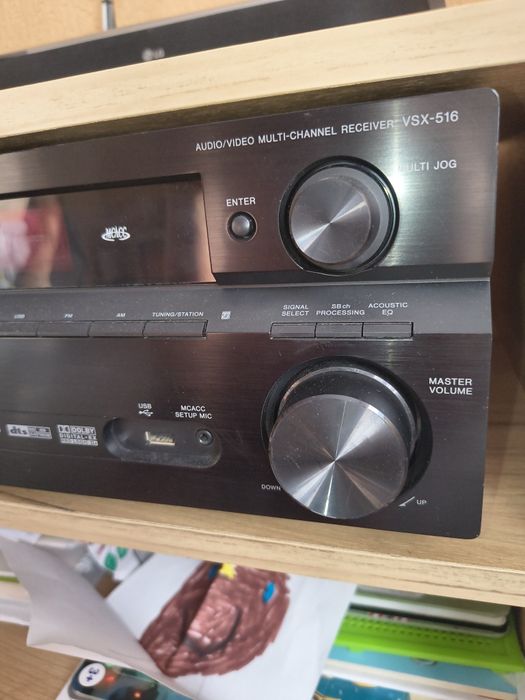 Vand amplificator pioneer vsx-516+dvd sony +adaptor bluetooth.