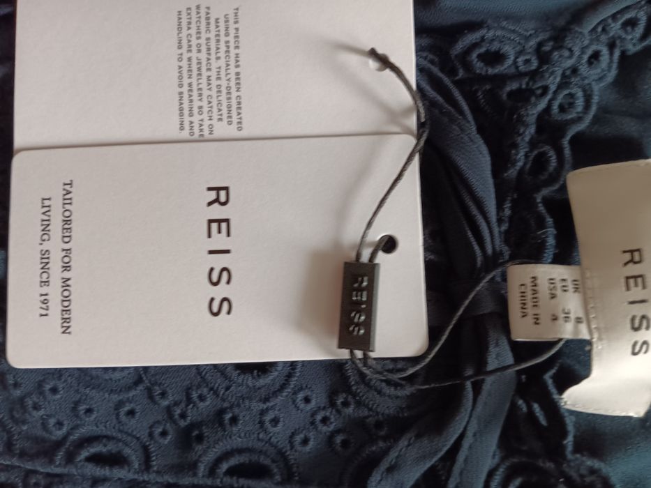 Reiss Felicity-Fabric Interest Navy