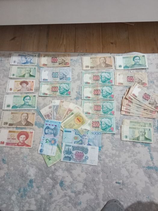 Ұлттық ескі банкноттар сатылады .