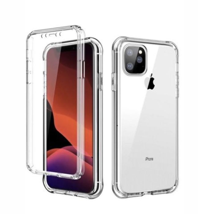 Iphone 11/12/13 PRO MAX MINI Husa 360 Fata Silicon Spate Plastic Full