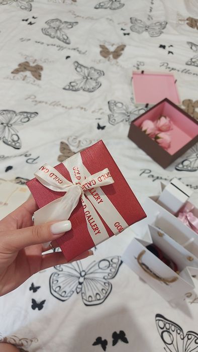 Златно синджирче с цирконии