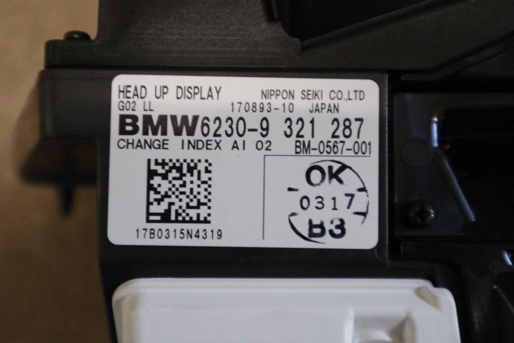 Хедъп дисплей Head up BMW G01 Фейслифт G02 X4M F97 БМВ Г01 LCI Г02 Ф98